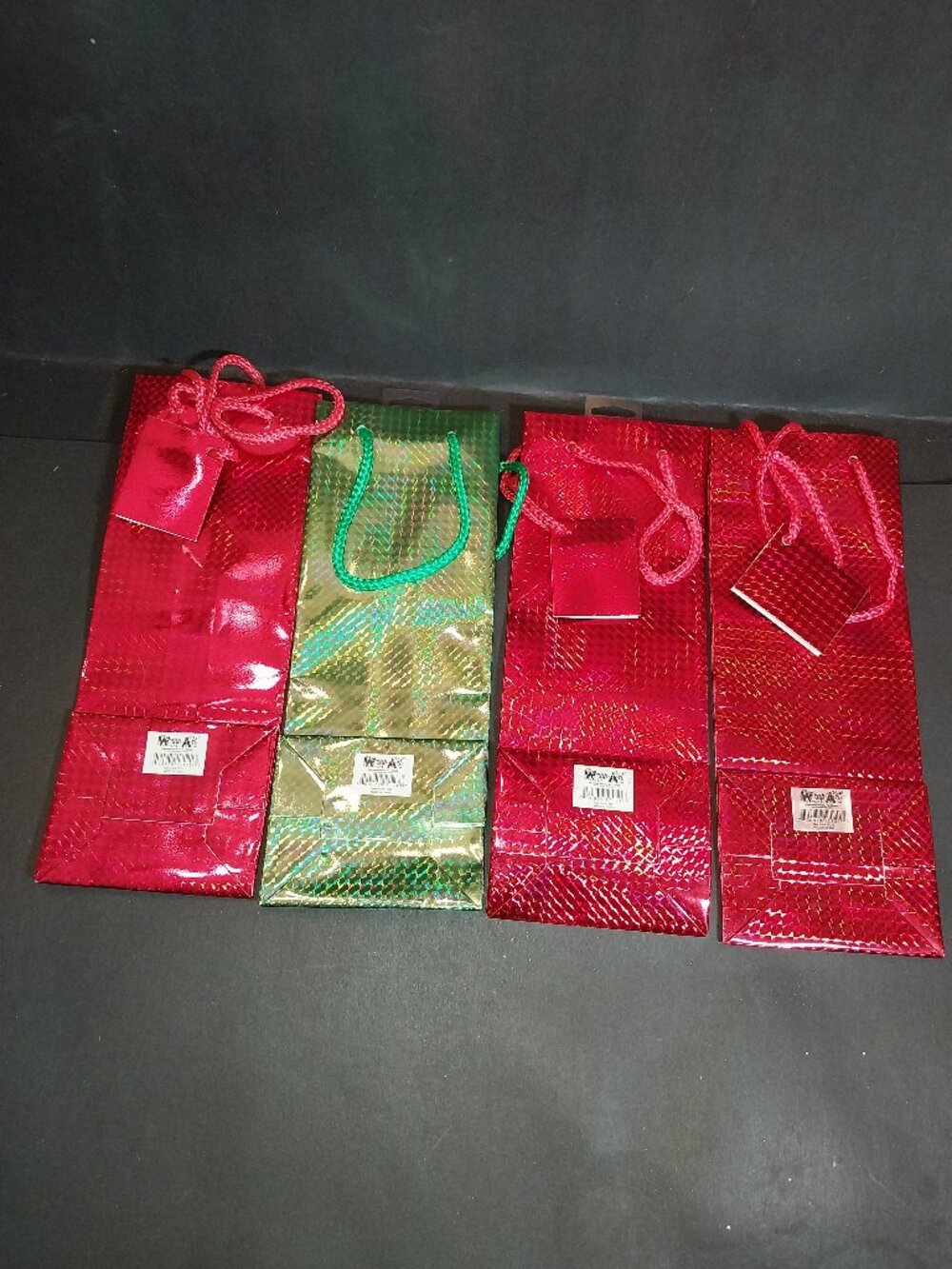 Holographic Wine Bags Set of 4